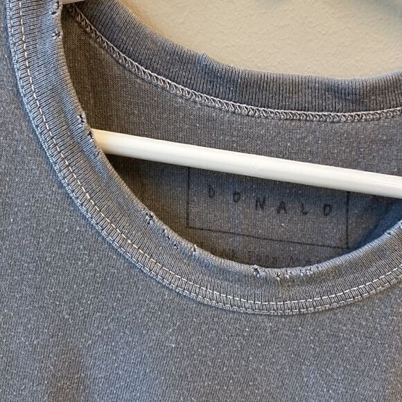 Donald grey short sleeve T-shirt small grey a with rainbow - Picture 5 of 7